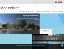 Tablet Screenshot of denekker.be
